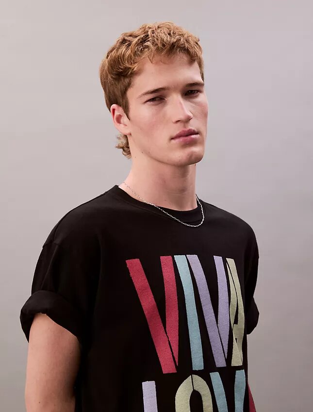 T-shirt ample Marc Hundley Pride Viva Love T-shirt ample Marc Hundley Pride Viva Love
