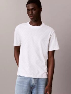 T-shirt ample à monogramme intégral