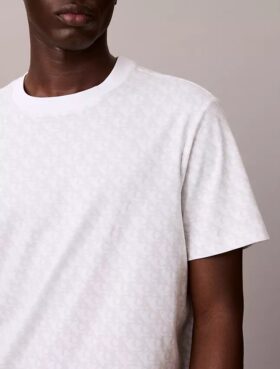 T-shirt ample à monogramme intégral