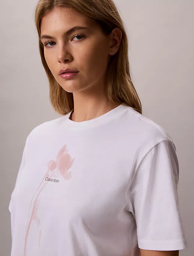 T-shirt ample à motif floral T-shirt ample à motif floral