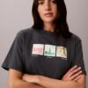 T-shirt ample à motif photo de New York T-shirt ample à motif photo de New York