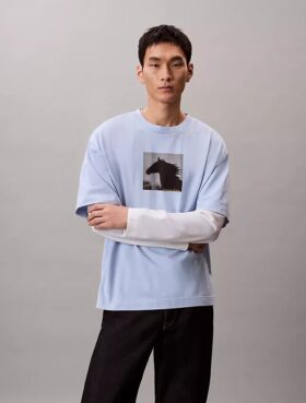 T-shirt ample à motif pour le Nouvel An lunaire