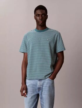T-shirt ample à rayures