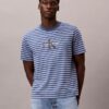 T-shirt ample à rayures et Monogram T-shirt ample à rayures et Monogram