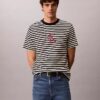 T-shirt ample à rayures et Monogram T-shirt ample à rayures et Monogram
