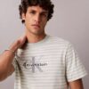 T-shirt ample à rayures et Monogram T-shirt ample à rayures et Monogram