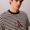 T-shirt ample à rayures et Monogram T-shirt ample à rayures et Monogram