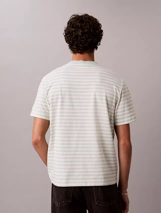 T-shirt ample à rayures et Monogram T-shirt ample à rayures et Monogram