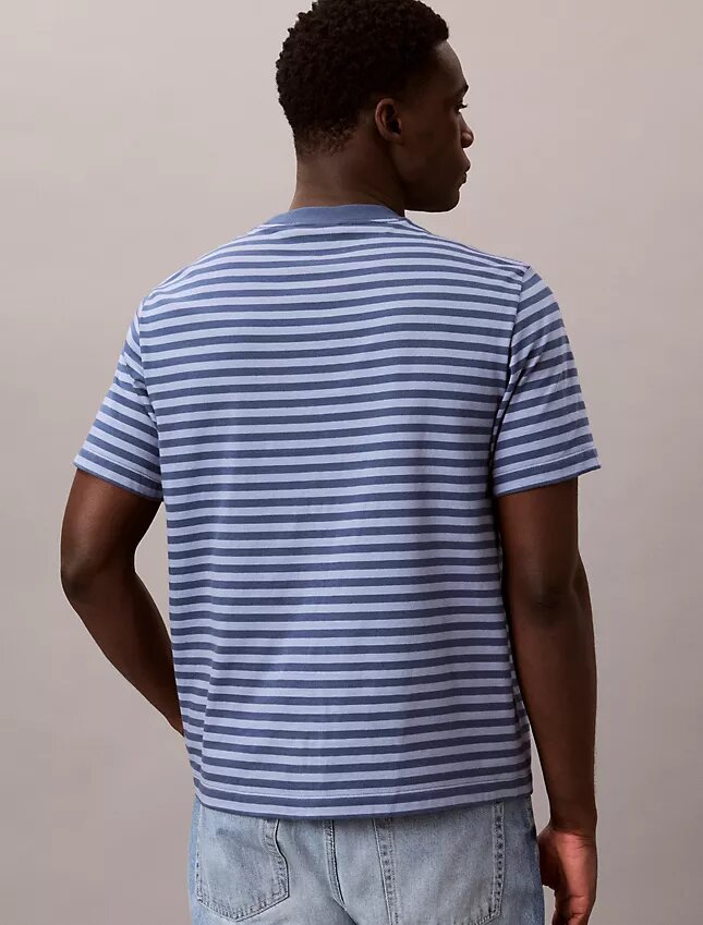 T-shirt ample à rayures et Monogram T-shirt ample à rayures et Monogram