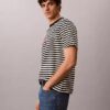 T-shirt ample à rayures et Monogram T-shirt ample à rayures et Monogram