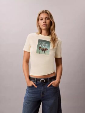 T-shirt avec logo graphique « Palm Tree »