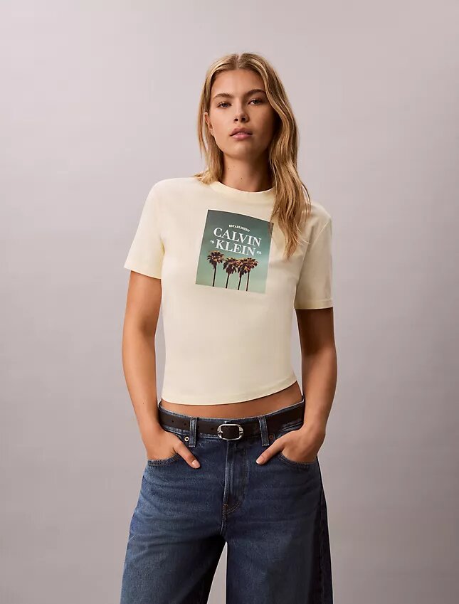 T-shirt avec logo graphique « Palm Tree » T-shirt avec logo graphique « Palm Tree »