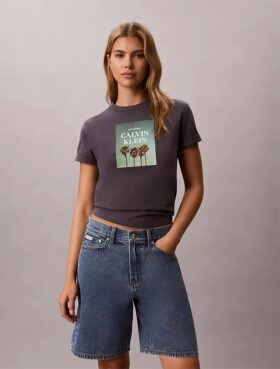 T-shirt avec logo graphique « Palm Tree »
