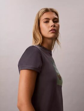 T-shirt avec logo graphique « Palm Tree »