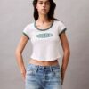 T-shirt bébé en coton et cachemire T-shirt bébé en coton et cachemire