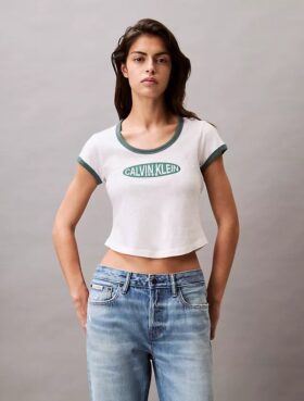 T-shirt bébé en coton et cachemire
