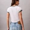 T-shirt bébé en coton et cachemire T-shirt bébé en coton et cachemire