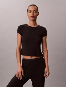 T-shirt bébé en Modal stretch à mailles lâches T-shirt bébé en Modal stretch à mailles lâches