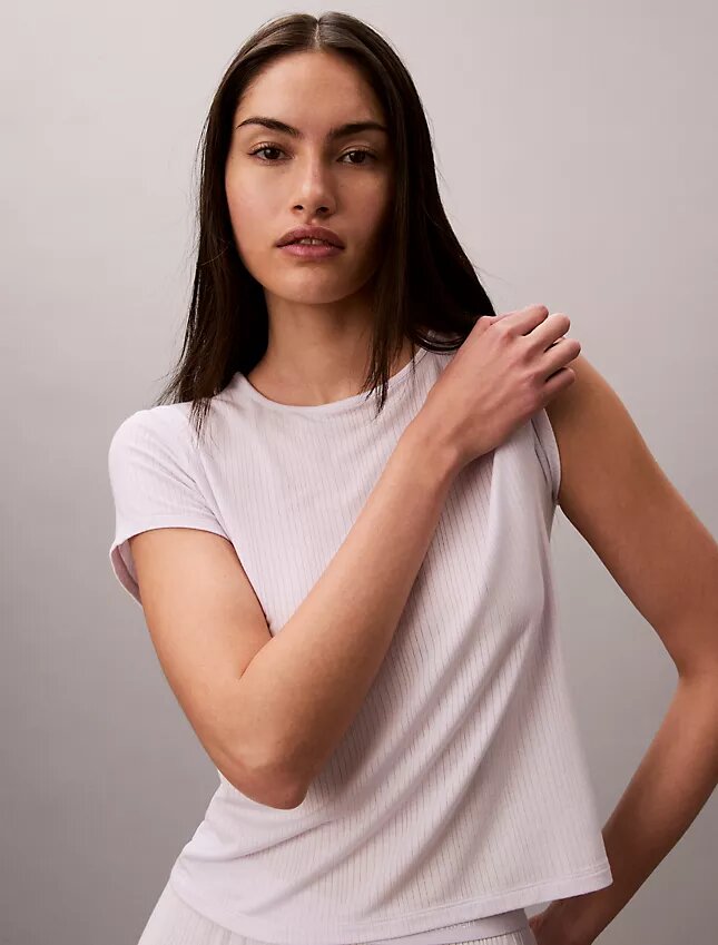 T-shirt bébé en Modal stretch à mailles lâches T-shirt bébé en Modal stretch à mailles lâches
