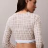 T-shirt Bralette à manches longues légèrement doublé en coton Modal Icon