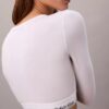 T-shirt Bralette à manches longues légèrement doublé en coton Modal Icon
