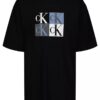 T-shirt carré à monogramme et blocs de couleur pour garçons T-shirt carré à monogramme et blocs de couleur pour garçons