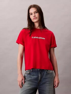 T-shirt classique avec logo brodé