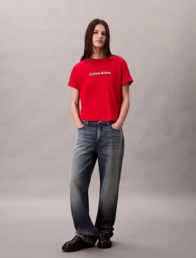 T-shirt classique avec logo brodé