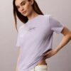T-shirt classique avec logo Calvin Script T-shirt classique avec logo Calvin Script