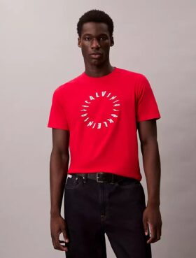 T-shirt classique avec logo circulaire