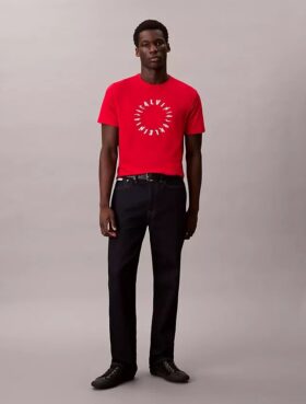 T-shirt classique avec logo circulaire