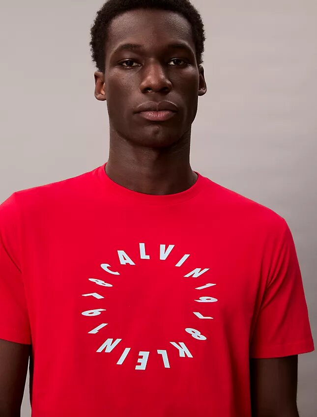T-shirt classique avec logo circulaire T-shirt classique avec logo circulaire