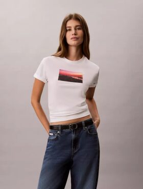 T-shirt classique avec logo City Sunset