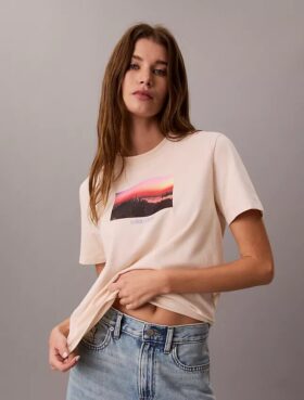 T-shirt classique avec logo City Sunset