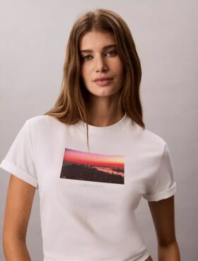 T-shirt classique avec logo City Sunset