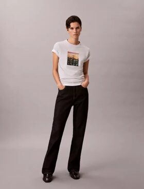 T-shirt classique avec logo « City Sunset »