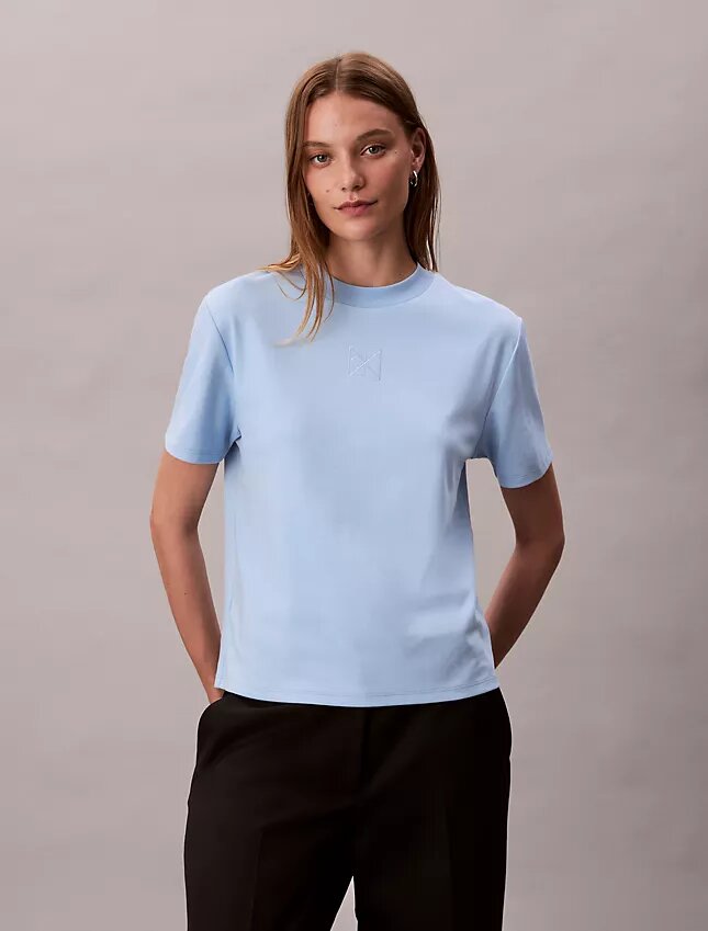 T-shirt classique avec logo emblématique T-shirt classique avec logo emblématique
