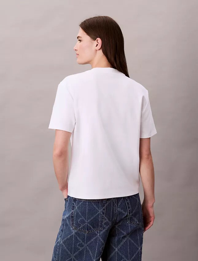 T-shirt classique avec logo emblématique T-shirt classique avec logo emblématique