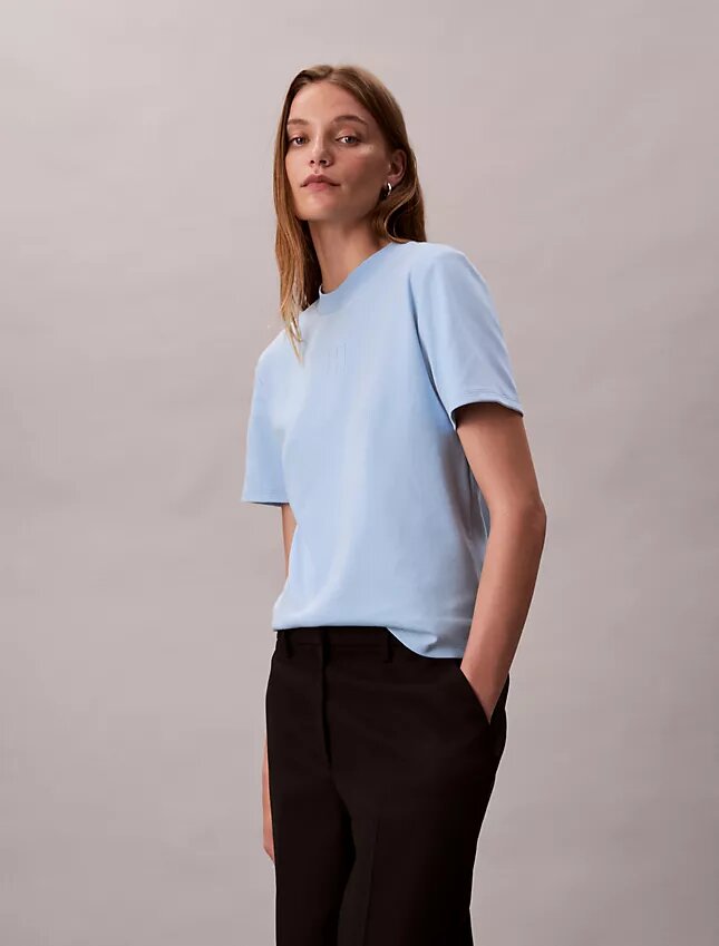 T-shirt classique avec logo emblématique T-shirt classique avec logo emblématique