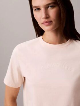 T-shirt classique avec logo en feutre