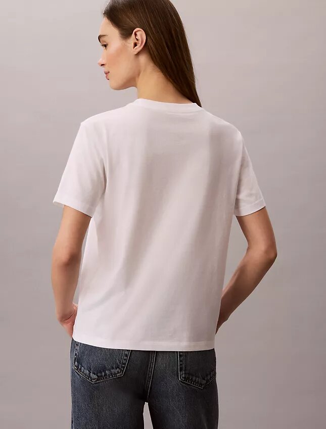 T-shirt classique avec logo en feutre T-shirt classique avec logo en feutre