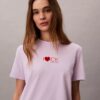 T-shirt classique avec logo en forme de cœur T-shirt classique avec logo en forme de cœur