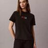 T-shirt classique avec logo en forme de cœur T-shirt classique avec logo en forme de cœur