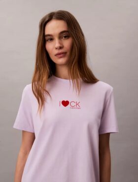 T-shirt classique avec logo en forme de cœur