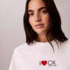 T-shirt classique avec logo en forme de cœur T-shirt classique avec logo en forme de cœur