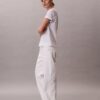 T-shirt classique avec logo en lettres cursives sur toute la surface T-shirt classique avec logo en lettres cursives sur toute la surface