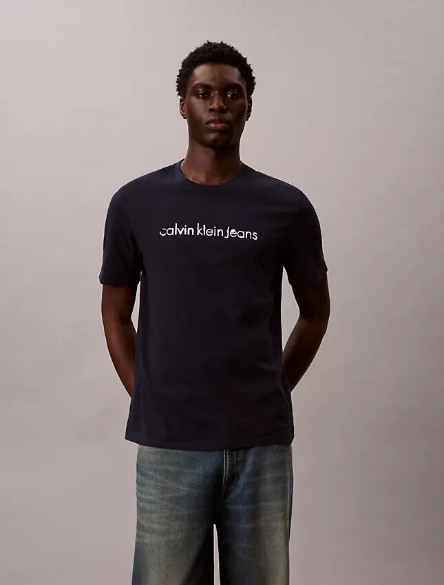 T-shirt classique avec logo en minuscules T-shirt classique avec logo en minuscules