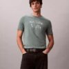 T-shirt classique avec logo en ombre T-shirt classique avec logo en ombre