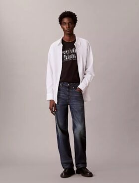 T-shirt classique avec logo en ombre