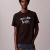 T-shirt classique avec logo en ombre T-shirt classique avec logo en ombre